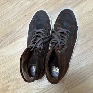 Frye hightop leather sneakers men’s size 11.5